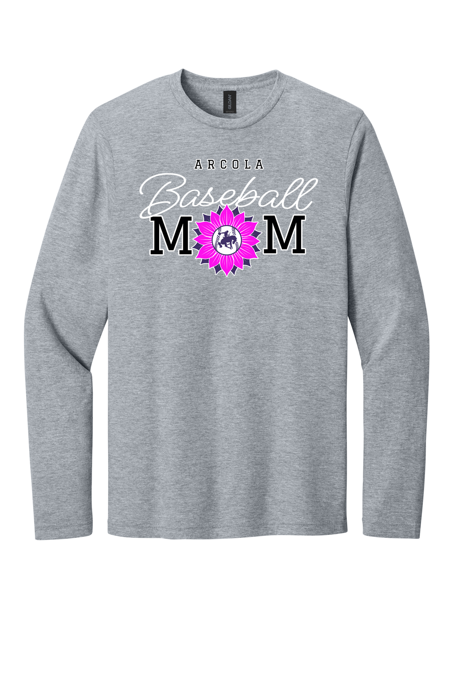 Arcola - Baseball - Design 02 -  Long Sleeve T - Gildan 64400