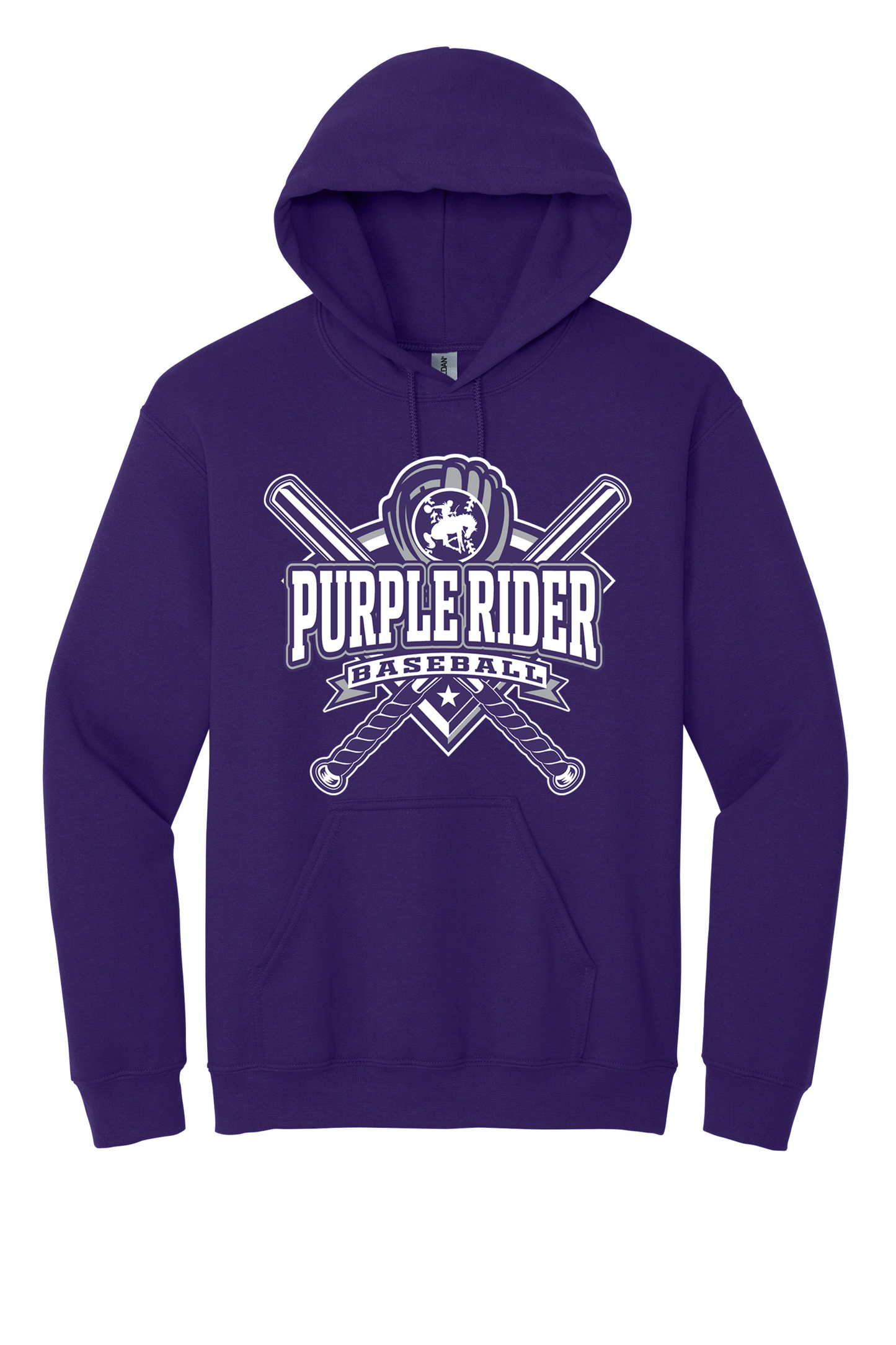 Arcola - Baseball - Design 3 - Hooded Sweatshirt - Gildan 18500