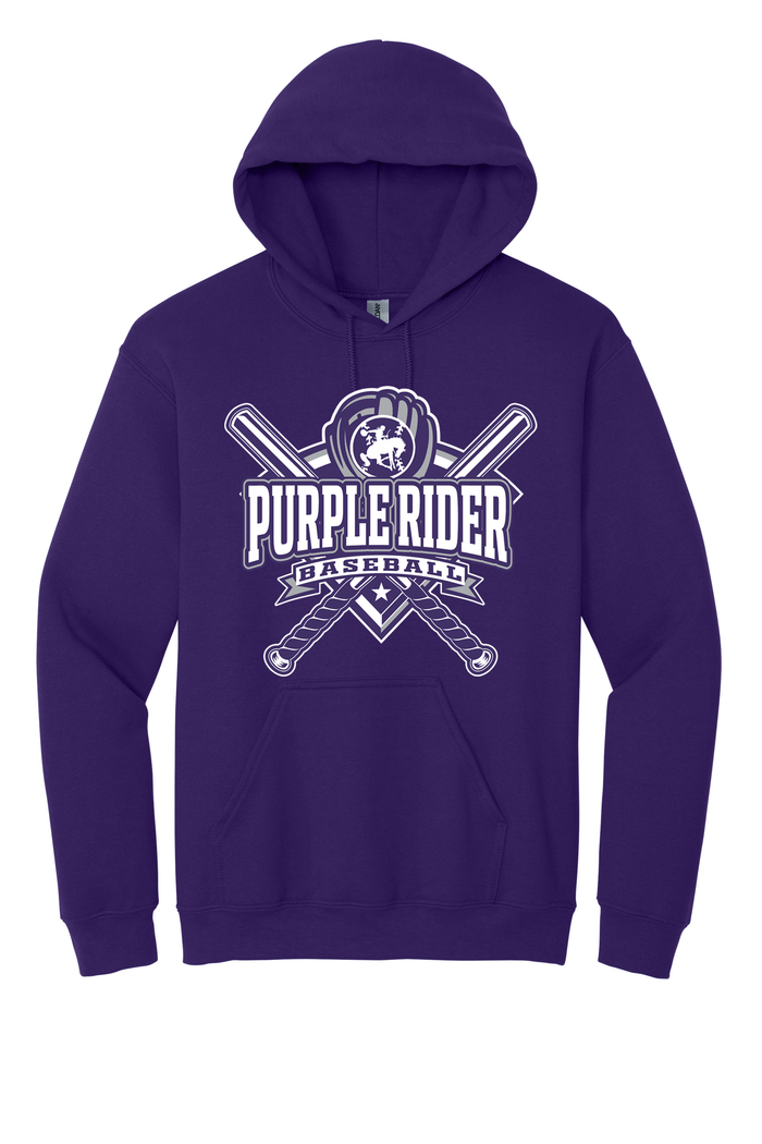 Arcola - Baseball - Design 3 - Hooded Sweatshirt - Gildan 18500