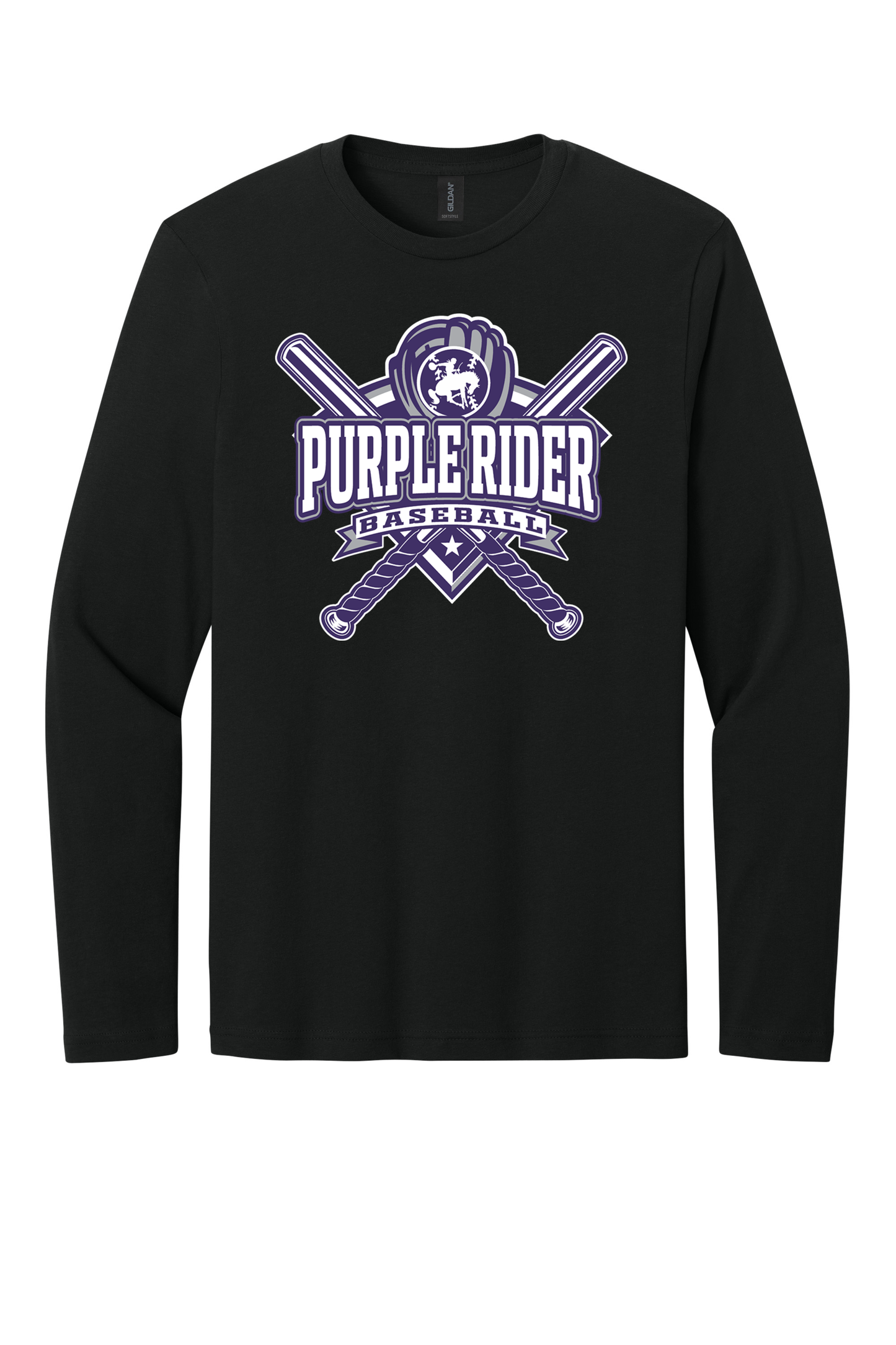 Arcola - Baseball - Design 3 - Long Sleeve T - Gildan 64400