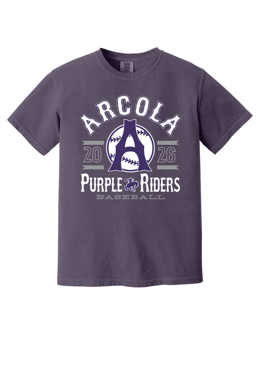 Arcola - Baseball - Design 4 - T-shirt - Comfort Color 1717