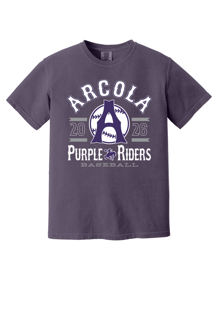 Arcola - Baseball - Design 4 - T-shirt - Comfort Color 1717
