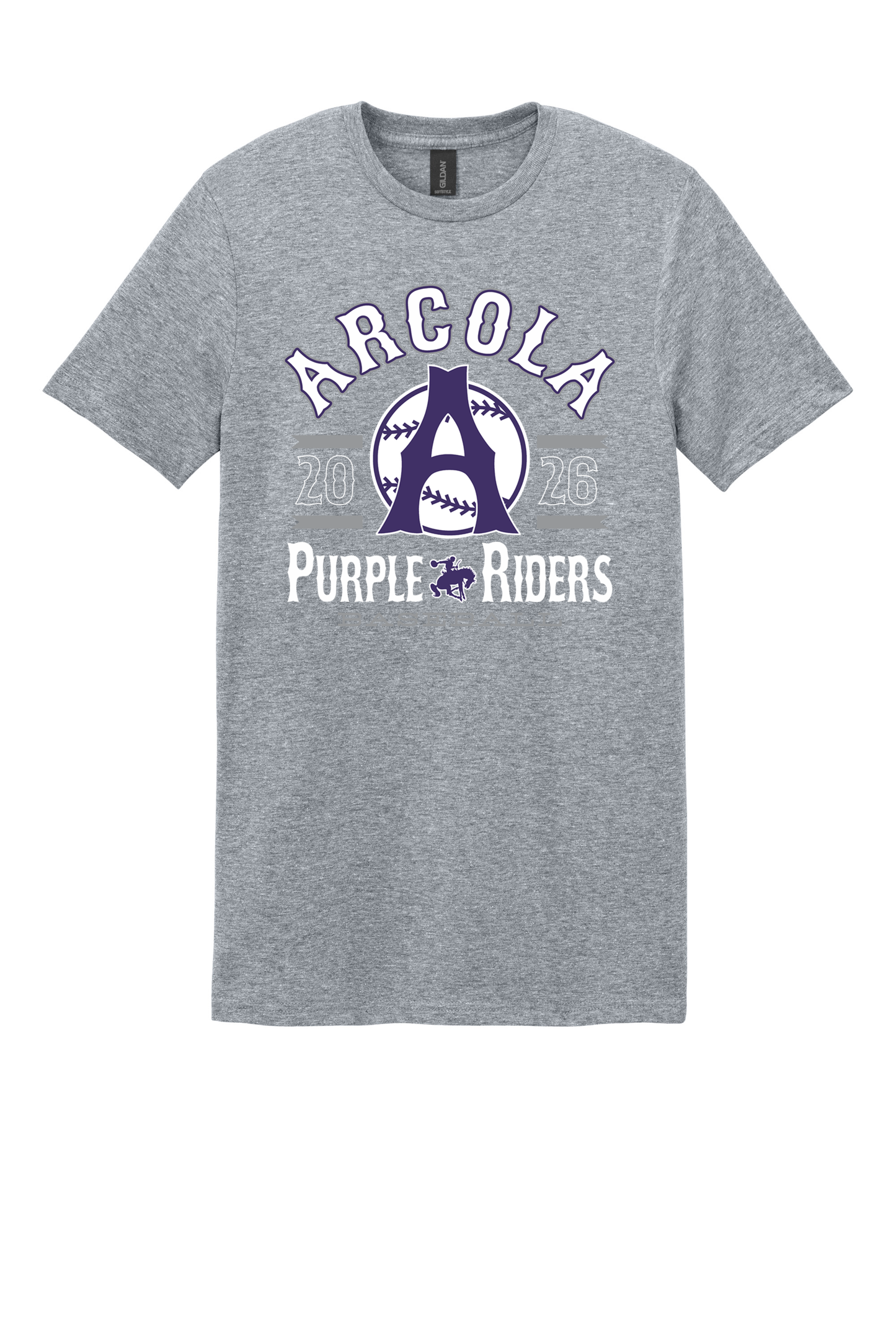 Arcola - Baseball - Design 4 - T-shirt - Gildan 64000