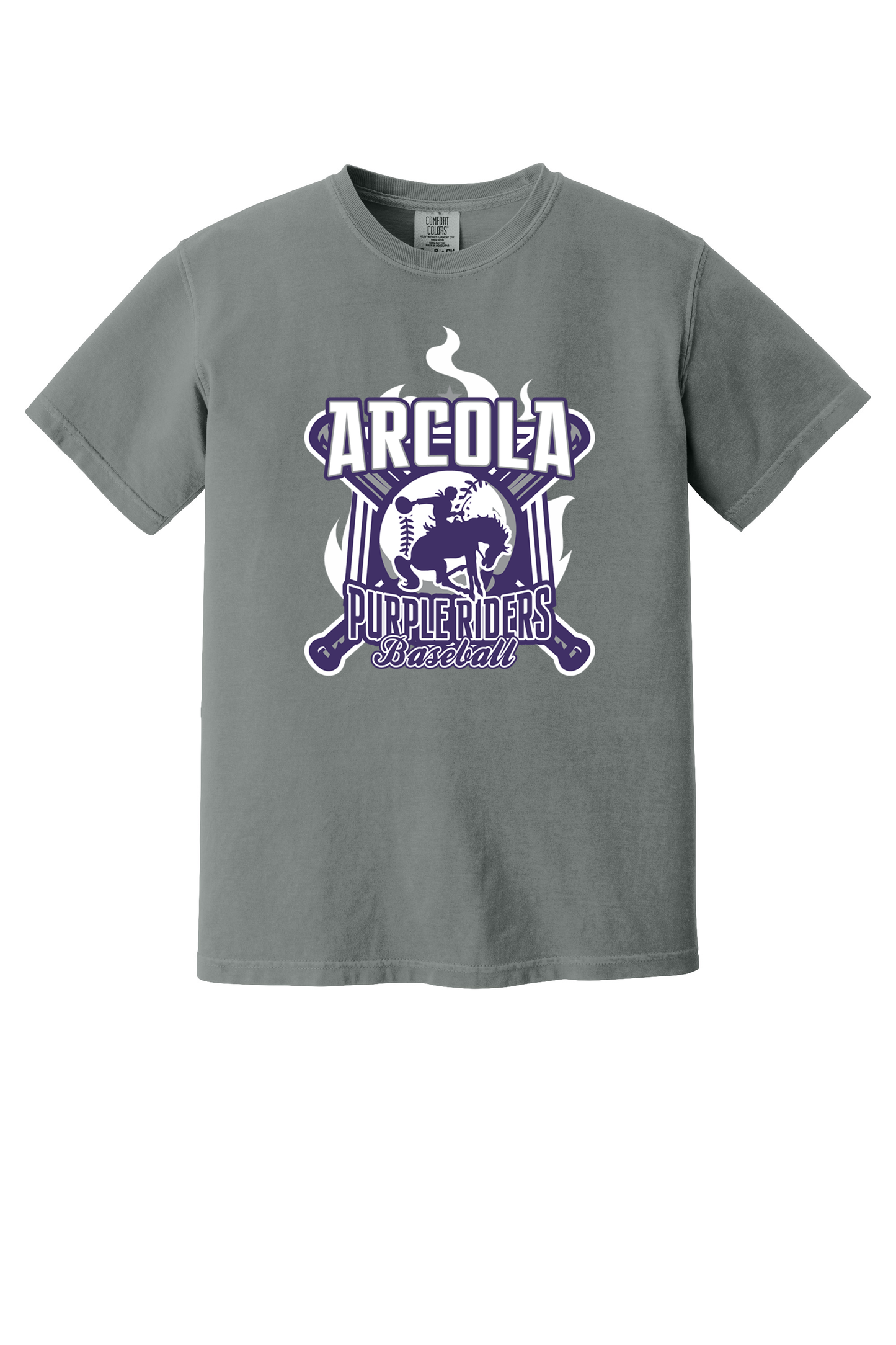 Arcola - Baseball - Design 5 - T-shirt - Comfort Color 1717