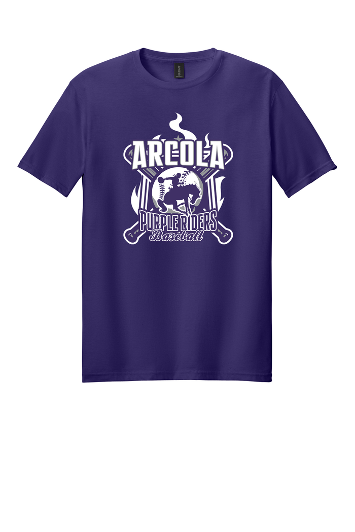 Arcola - Baseball - Design 5 - T-shirt - Gildan 64000