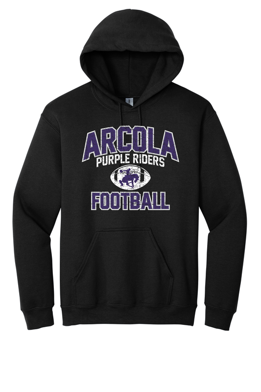 Arcola - Football - Design 1 - Hooded Sweatshirt - Gildan 18500