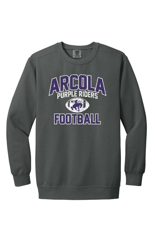 Arcola - Football - Design 1 - Crewneck Sweatshirt - Comfort Color 1566