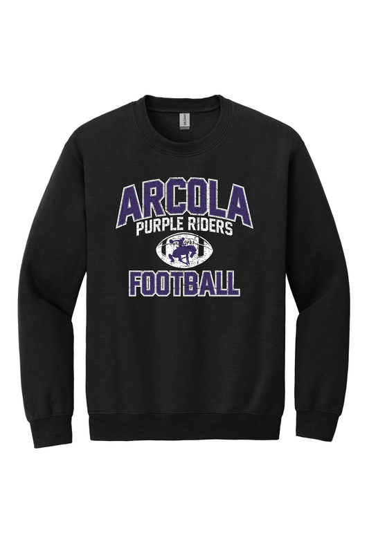Arcola - Football - Design 1 - Crewneck Sweatshirt - Gildan 18000