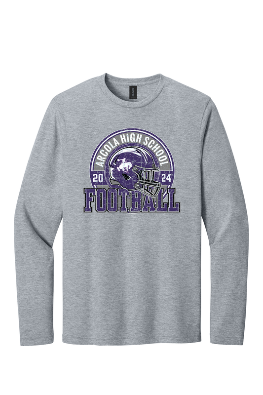 Arcola - Football - Design 2 - Long Sleeve T - Gildan 64400