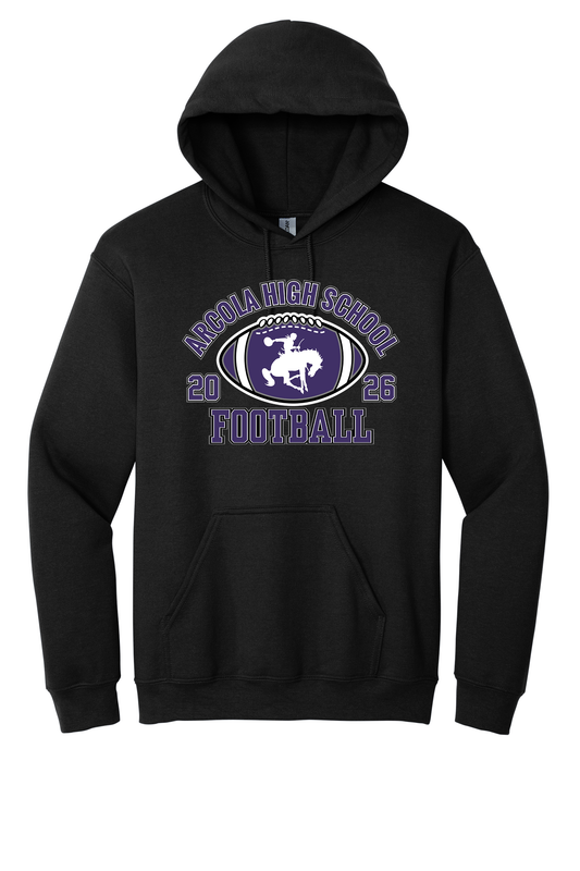 Arcola - Football - Design 3 - Hooded Sweatshirt - Gildan 18500