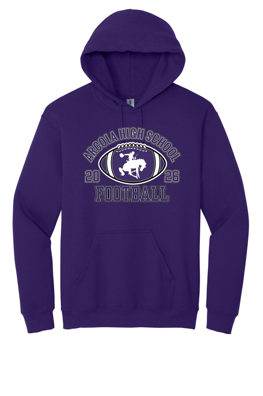 Arcola - Football - Design 3 - Hooded Sweatshirt - Gildan 18500