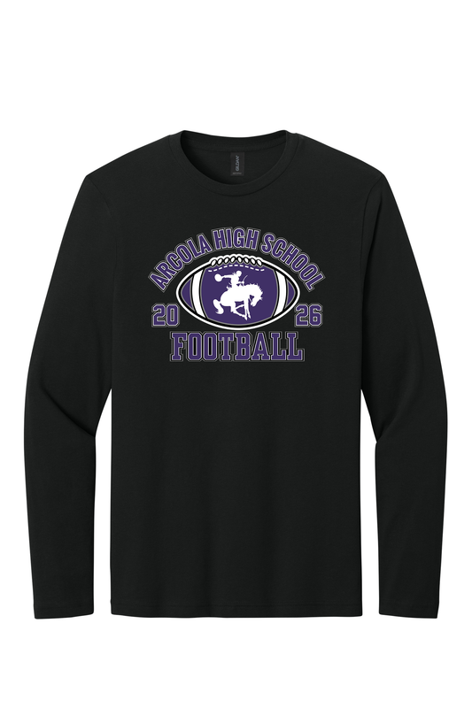 Arcola - Football - Design 3 - Long Sleeve T - Gildan 64400