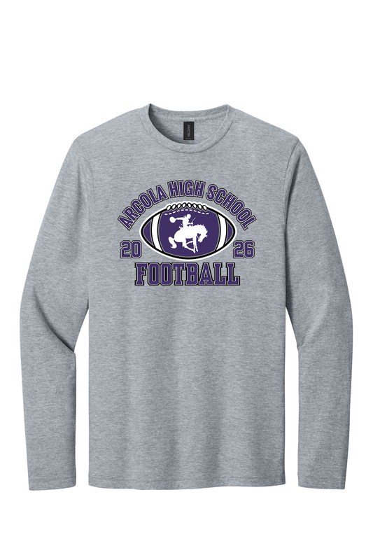 Arcola - Football - Design 3 - Long Sleeve T - Gildan 64400