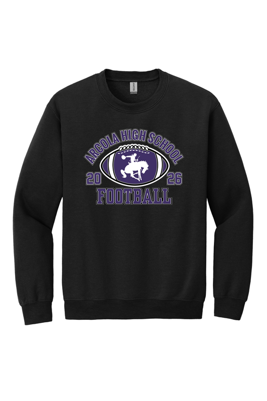Arcola - Football - Design 3 - Crewneck Sweatshirt - Gildan 18000