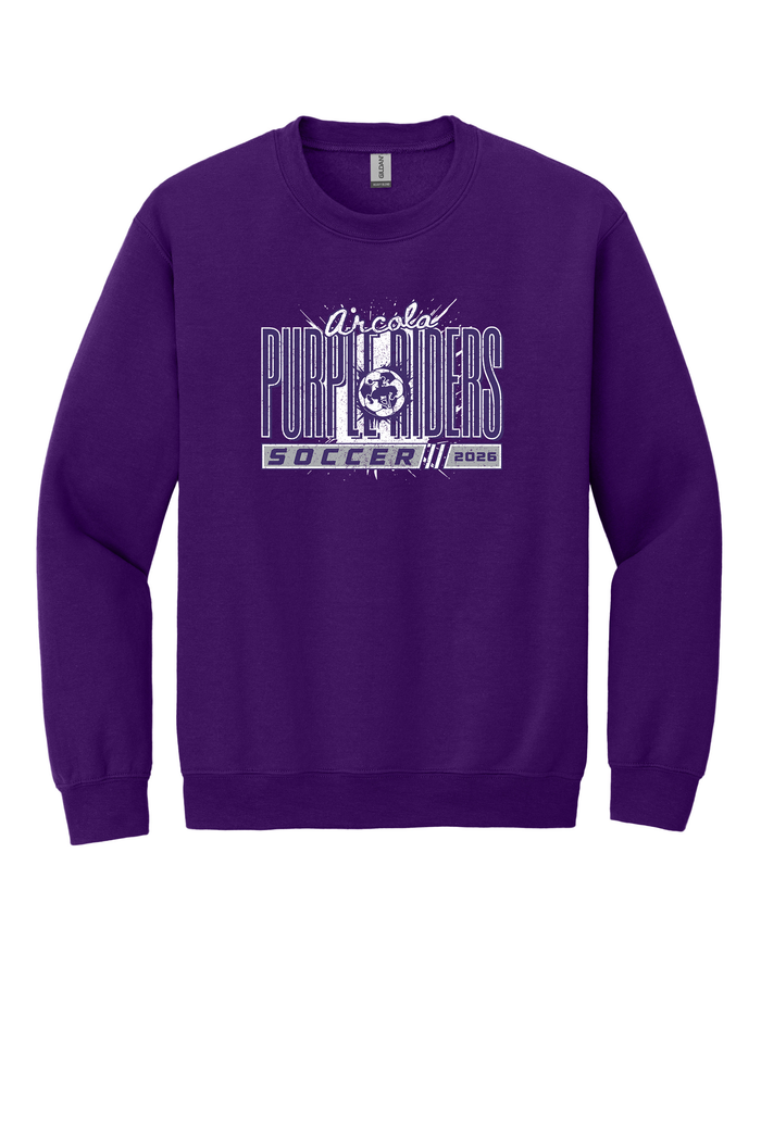 Arcola - Soccer - Design 1 - Crewneck Sweatshirt - Gildan 18000