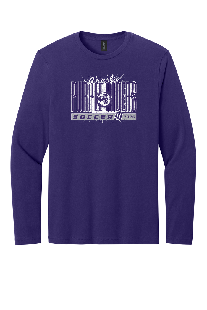 Arcola - Soccer - Design 1 - Long Sleeve T - Gildan 64400