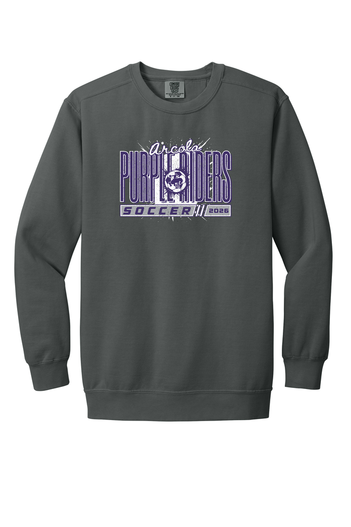 Arcola - Soccer - Design 1 - Crewneck Sweatshirt - Comfort Color 1566