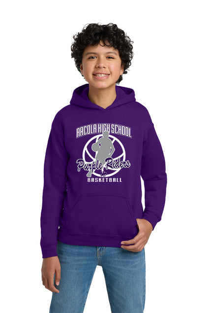 Arcola Basketball 2025 - Youth Gildan Fleece Hoodie - 18500B