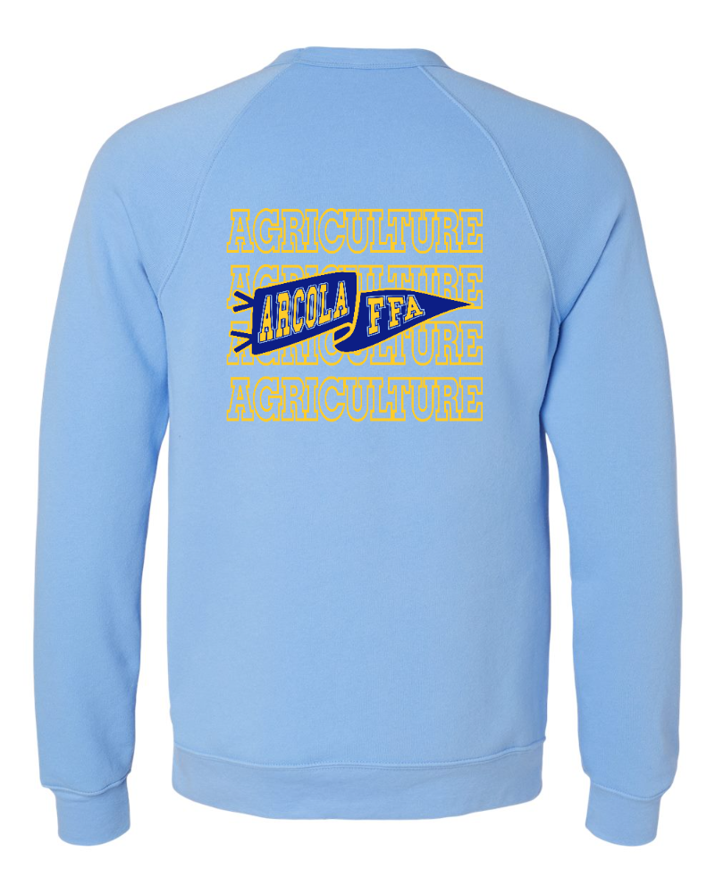 Arcola FFA 2025 - Sponge Fleece Raglan Crewneck Sweatshirt - 3901
