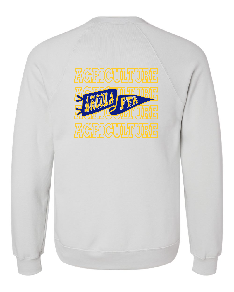 Arcola FFA 2025 - Sponge Fleece Raglan Crewneck Sweatshirt - 3901