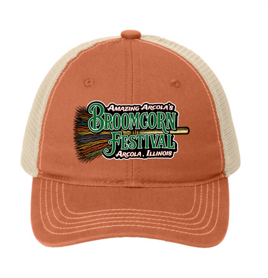 Broomcorn Festival 2025 - Richardson Trucker Hat - Texas Orange - 111SS