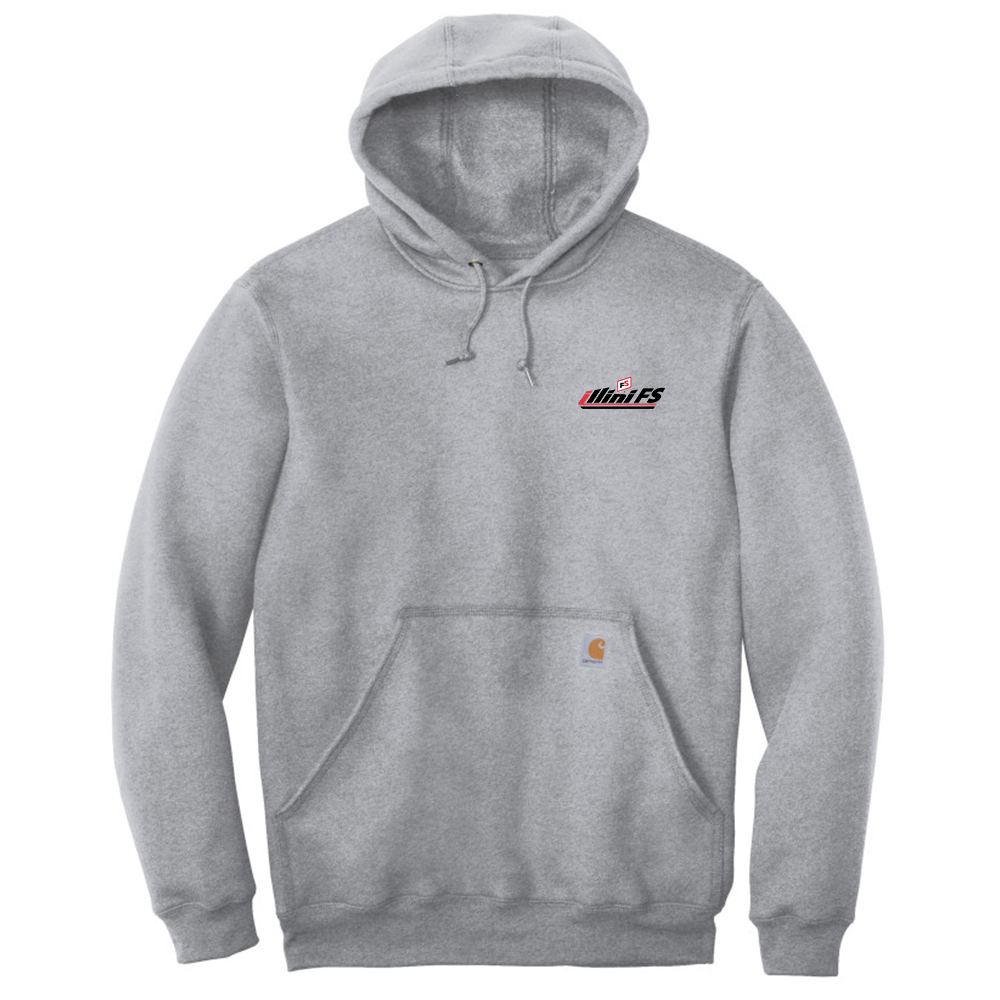 Illini FS - Horizontal - Carhartt Midweight Hooded Sweatshirt - CTK121