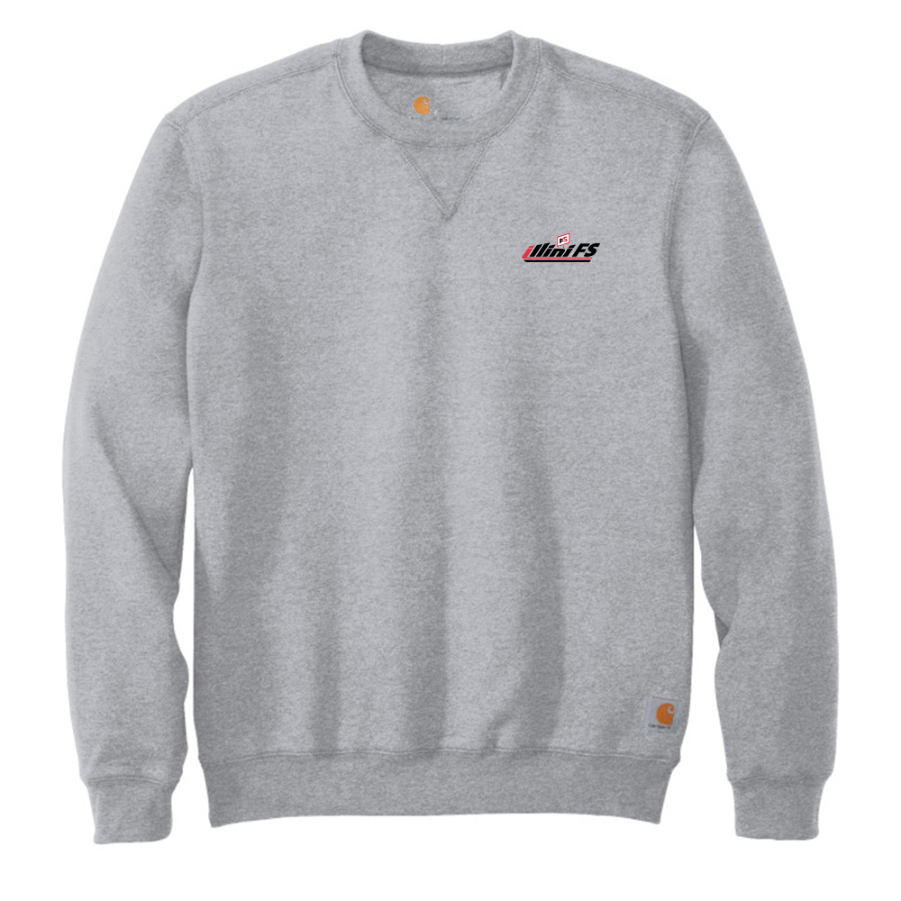 Illini FS - Horizontal - Carhartt Midweight Crewneck Sweatshirt - CTK124