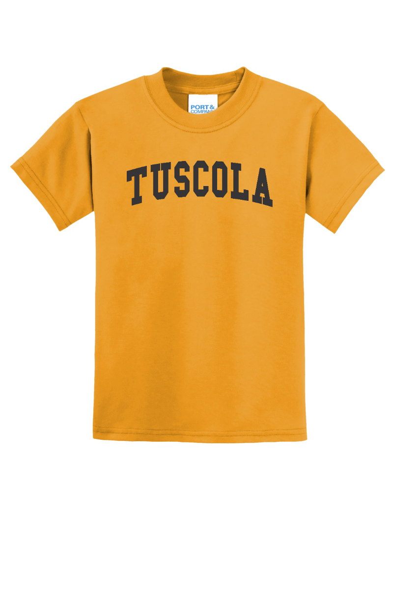 Tuscola - Youth Gym Shirt - Gold