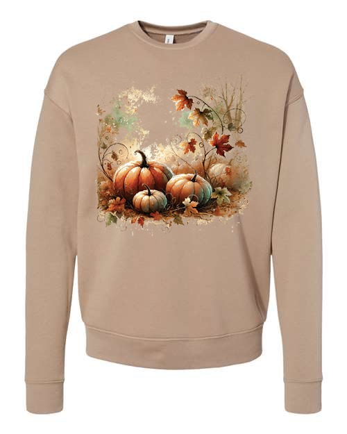 Fall Collection - 1 - Bella Canvas - Sponge Fleece Drop Shoulder Crewneck Sweatshirt - 3945