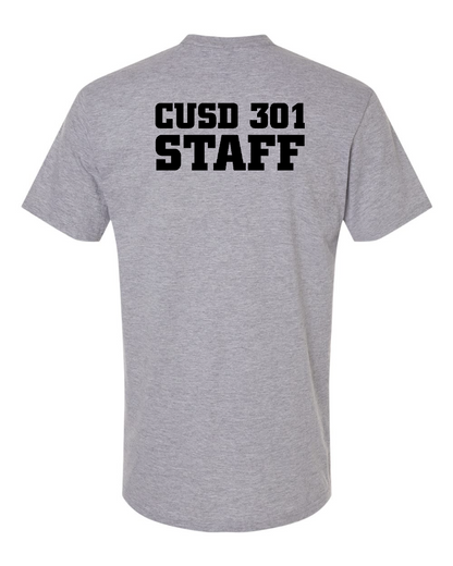 Tuscola CUSD 301 Staff shirt - Sport Grey - back