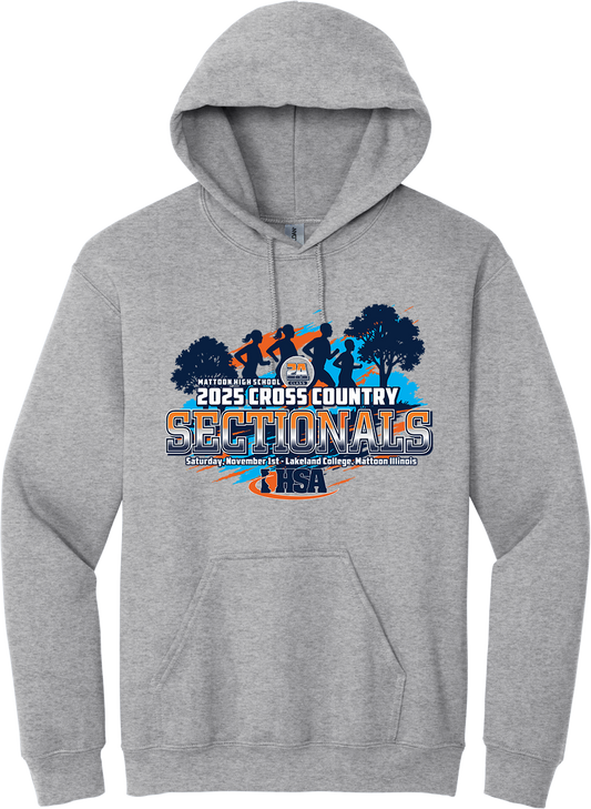2A - IHSA Cross Country Sectionals - Hooded Sweatshirt - 18500
