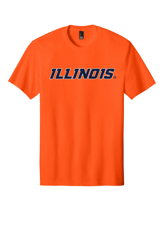 Fighting Illini - Illinois Wordmark - DM108 S. Orange