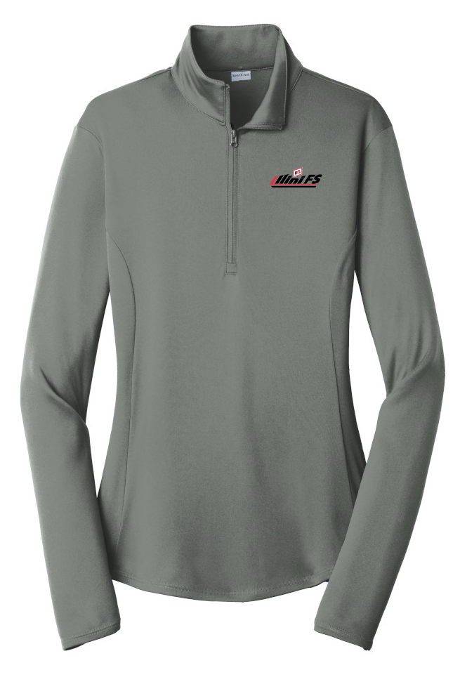 Illini FS - Horizontal - Sport-Tek Ladies PosiCharge Competitor 1/4-Zip Pullover - LST357