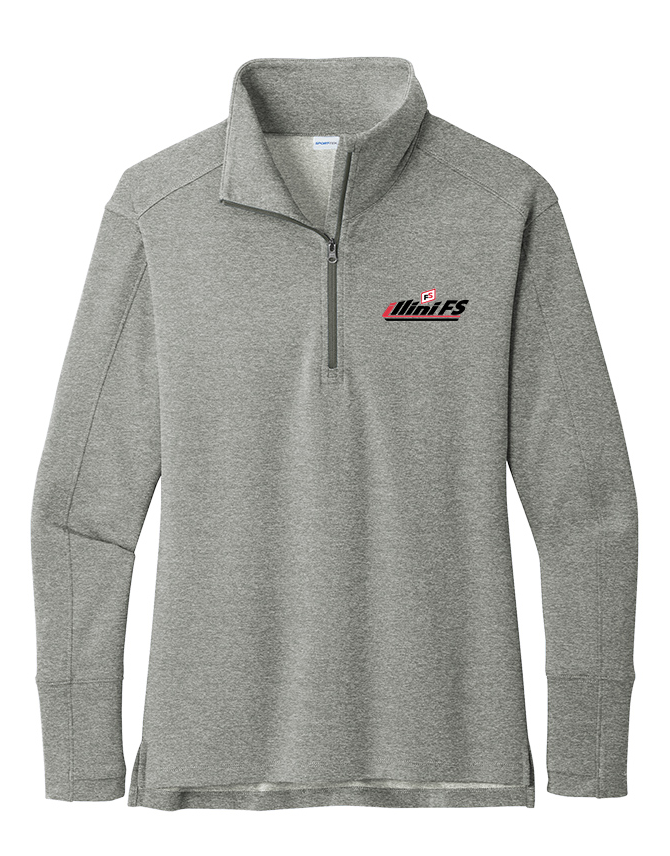 Illini FS - Horizontal - Sport-Tek Ladies Sport-Wick Flex Fleece 1/4-Zip - LST561