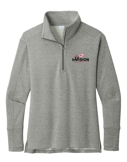Illini FS - Invision - Sport-Tek Ladies Sport-Wick Flex Fleece 1/4-Zip - LST561