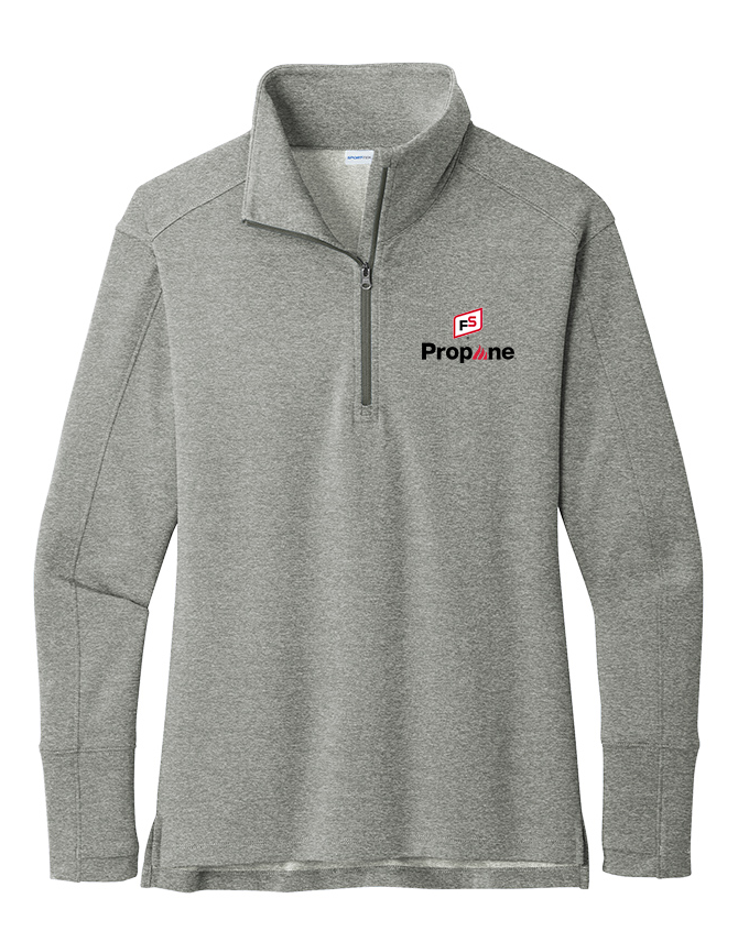 Illini FS - Propane - Sport-Tek Ladies Sport-Wick Flex Fleece 1/4-Zip - LST561