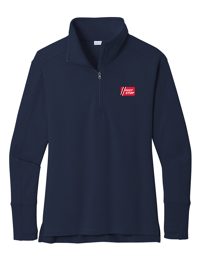Illini FS - FastStop - Sport-Tek Ladies Sport-Wick Flex Fleece 1/4-Zip - LST561