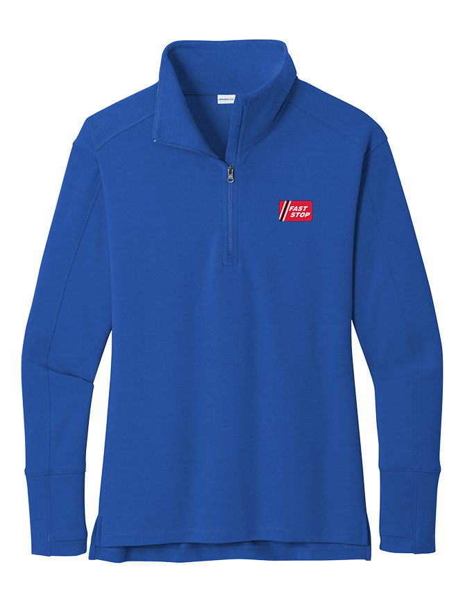 Illini FS - FastStop - Sport-Tek Ladies Sport-Wick Flex Fleece 1/4-Zip - LST561