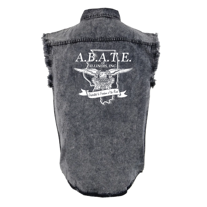 Milwaukee Leather - Lightweight Sleeveless Classic Denim Shirt - MDM11678