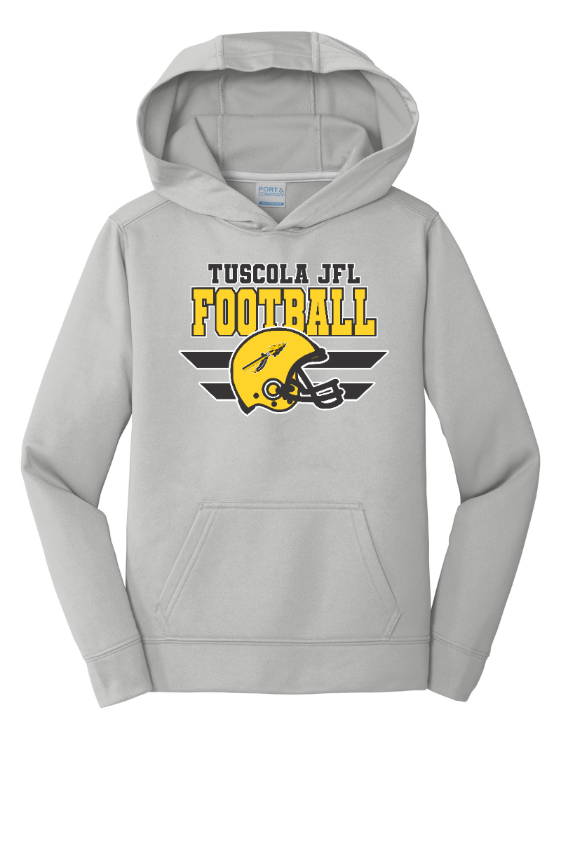 Tuscola JFL 2024 - Port & Company Youth Performance Hoodie - PC590YH