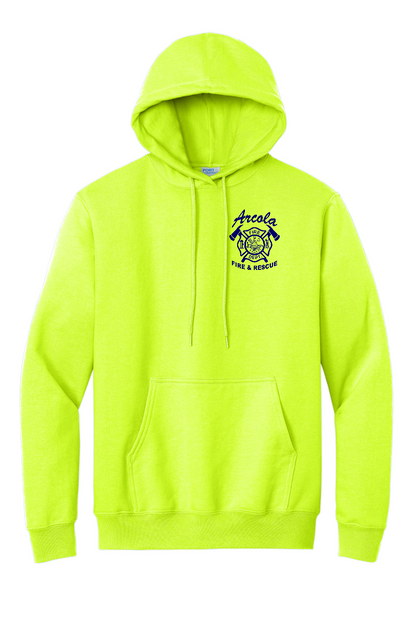 Arcola Fire Department - Truck Number Fleece Hooded Sweatshirt - PC90H