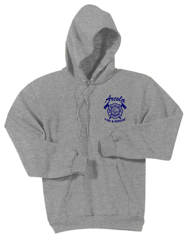 Arcola Fire Department - Truck Number Fleece Hooded Sweatshirt - PC90H