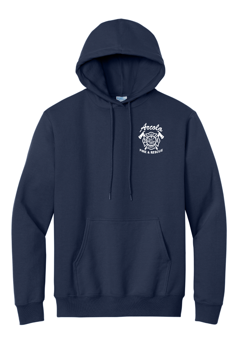 Arcola Fire Department - Truck Number Fleece Hooded Sweatshirt - PC90H