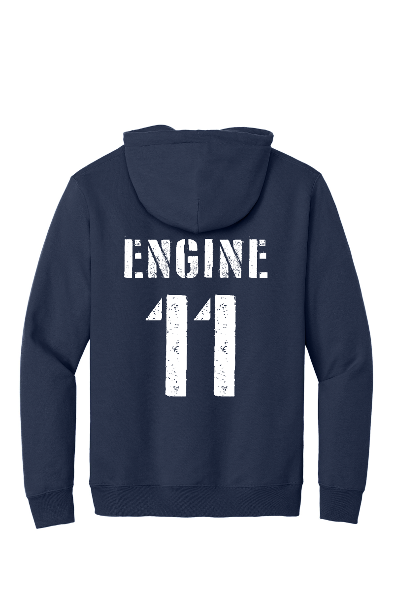 Arcola Fire Department - Truck Number Fleece Hooded Sweatshirt - PC90H