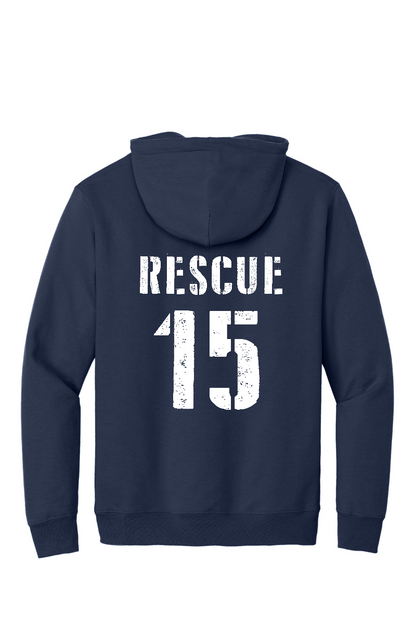 Arcola Fire Department - Truck Number Fleece Hooded Sweatshirt - PC90H