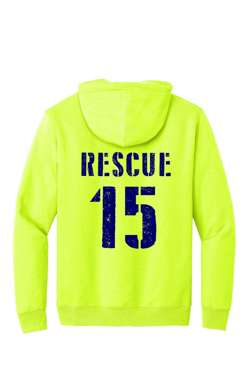 Arcola Fire Department - Truck Number Fleece Hooded Sweatshirt - PC90H