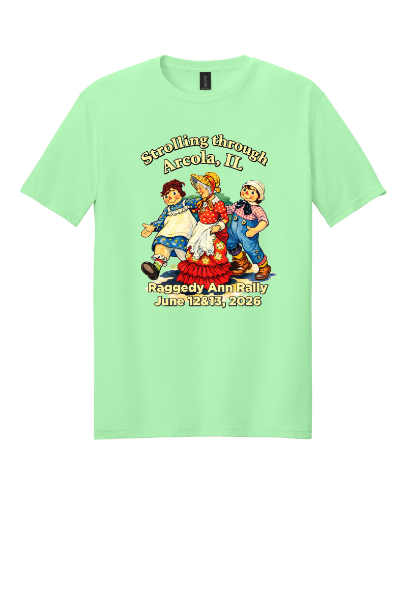 Raggedy Ann Rally T-shirt - Gildan 64000