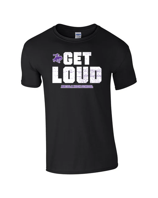 Purple Rider General Spirit Gear - Gildan Soft Style Ring Spun Adult Cotton T-Shirt - G640