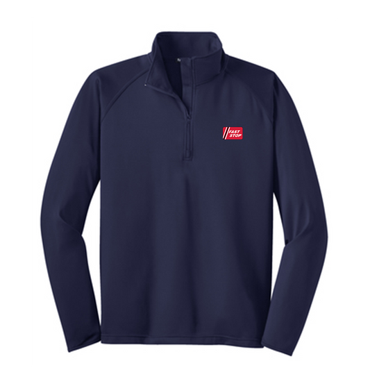 Illini FS - FastStop - Sport-Tek Tall Sport-Wick Stretch Quarter Zip Pullover - TST850