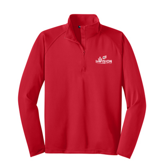 Illini FS - Invision - Sport-Tek Tall Sport-Wick Stretch Quarter Zip Pullover - TST850